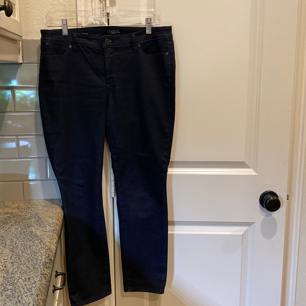 Talbots Petite Flawless Five-Pocket Slim Ankle Jeans, Size 10P